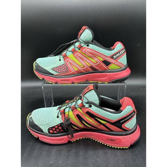 Salomon XR Mission 1 Shoes Women Size 7.5 Trail Running Sneakers Multicolor - Picture 2 of 7